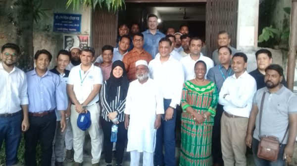 বক্তাবলী ইউনিয়ন পরিষদ পরিদর্শনে ইউএনডিপি প্রতিনিধি দল