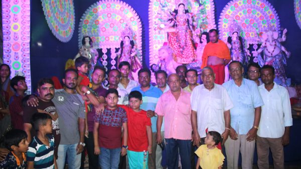 লালপুর বটতলা কালীমন্দিরে দুর্গাপূজার মহাসপ্তমী পূজা সম্পন্ন