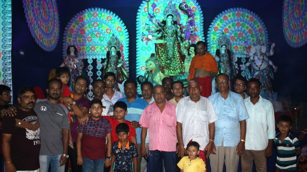 লালপুর বটতলা কালীমন্দিরে শারদীয় দুর্গাপূজার মহানবমী পূজা সম্পন্ন