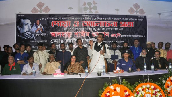 জনসমর্থন ছাড়া মানুষ মারা যায়, আন্দোলন করা যায় না : শামীম ওসমান