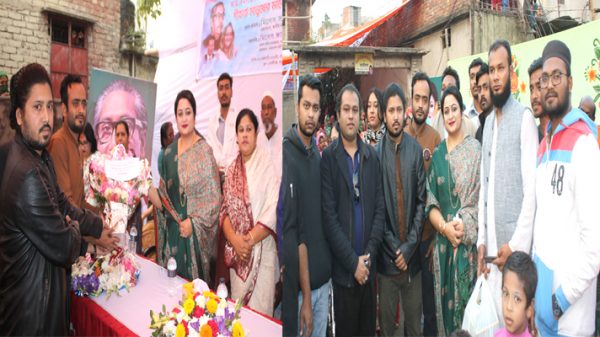 লিপি ওসমানকে ফুলেল শুভেচ্ছা জানান জেলা ও মহানগর মুক্তিযুদ্ধ মঞ্চের নেতৃবৃন্দ