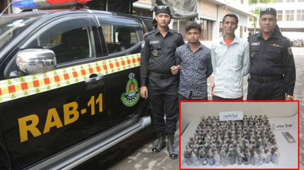 বন্দরে ফেনসিডিলসহ কাভার্ড ভ্যান জব্দ, গ্রেফতার ২