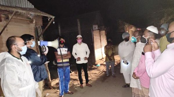 আড়াইহাজারে ১৫০ পরিবার লকডাউনে