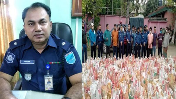 মানবতার ফেরিওয়ালা কালুখালীর ওসি কামরুল হাসান