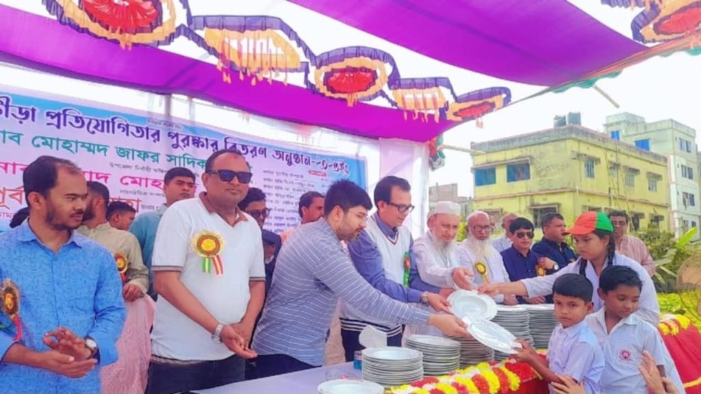 দাপা আদর্শ উচ্চ বিদ্যালয়ে বার্ষিক ক্রীড়া প্রতিযোগিতা অনুষ্ঠিত