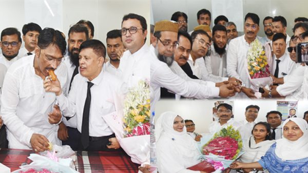 আইনজীবীদের সাথে জাকির খানের সৌজন্য সাক্ষাৎ