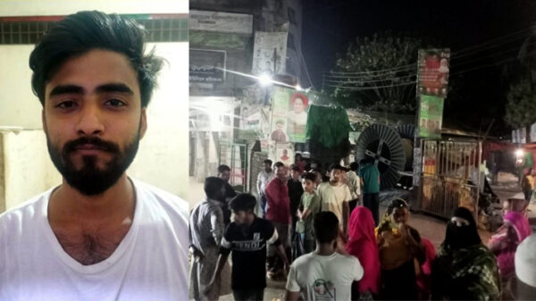 ফতুল্লায় ছিনতাইকারী দুর্জয়সহ তার বাহিনীকে গ্রেপ্তারের দাবিতে থানা ঘেরাও