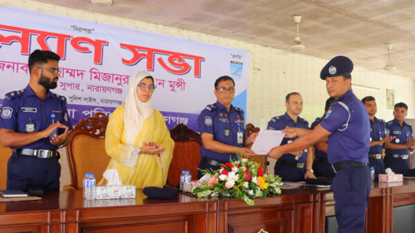 নারায়ণগঞ্জ জেলার শ্রেষ্ঠ এসআই নির্বাচিত হলেন রেহানুল ইসলাম