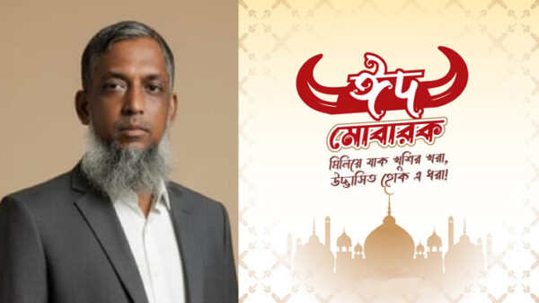 পবিত্র ঈদুল আজহার শুভেচ্ছা জানালেন কাউসার-উল-আলম