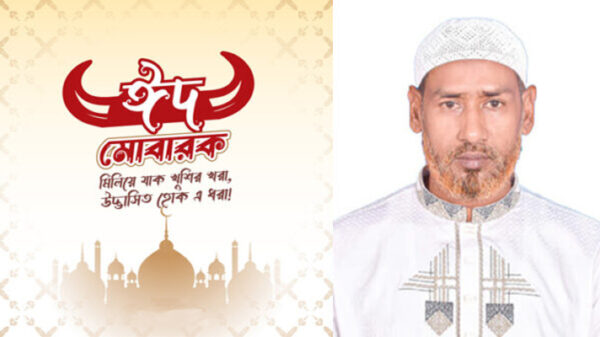 পবিত্র ঈদুল আজহার শুভেচ্ছা জানালেন মিজানুর রহমান মিজান