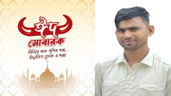 পবিত্র ঈদুল আজহার শুভেচ্ছা জানালেন রাশেদ বাবু